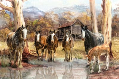 High Country Hideaway by Trudi Simmonds multi panel art