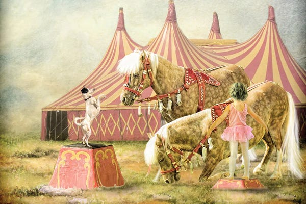 Fairytale Scenes: Last Minute Rehearsal by Trudi Simmonds