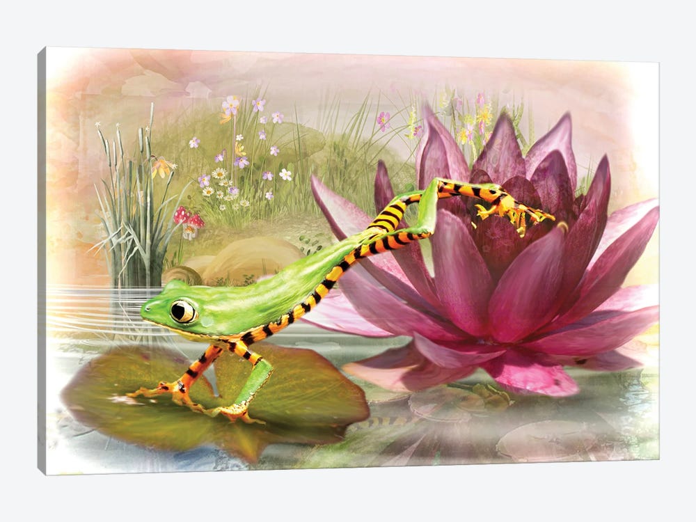 Little Leap Frog by Trudi Simmonds 1-piece Art Print