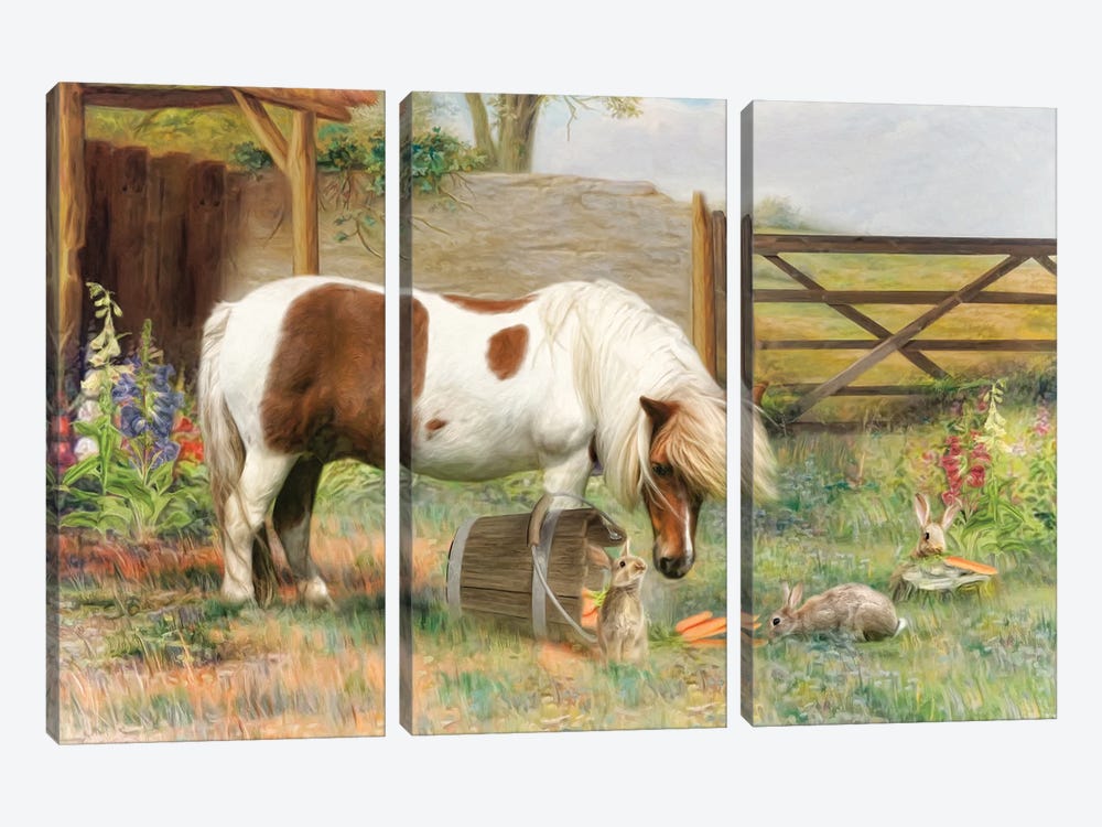 May I Share by Trudi Simmonds 3-piece Canvas Print