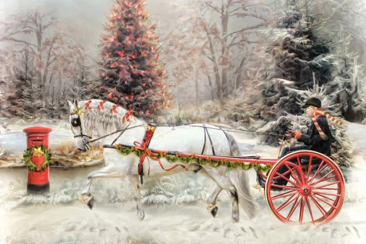 On The Road To Christmas by Trudi Simmonds wall art