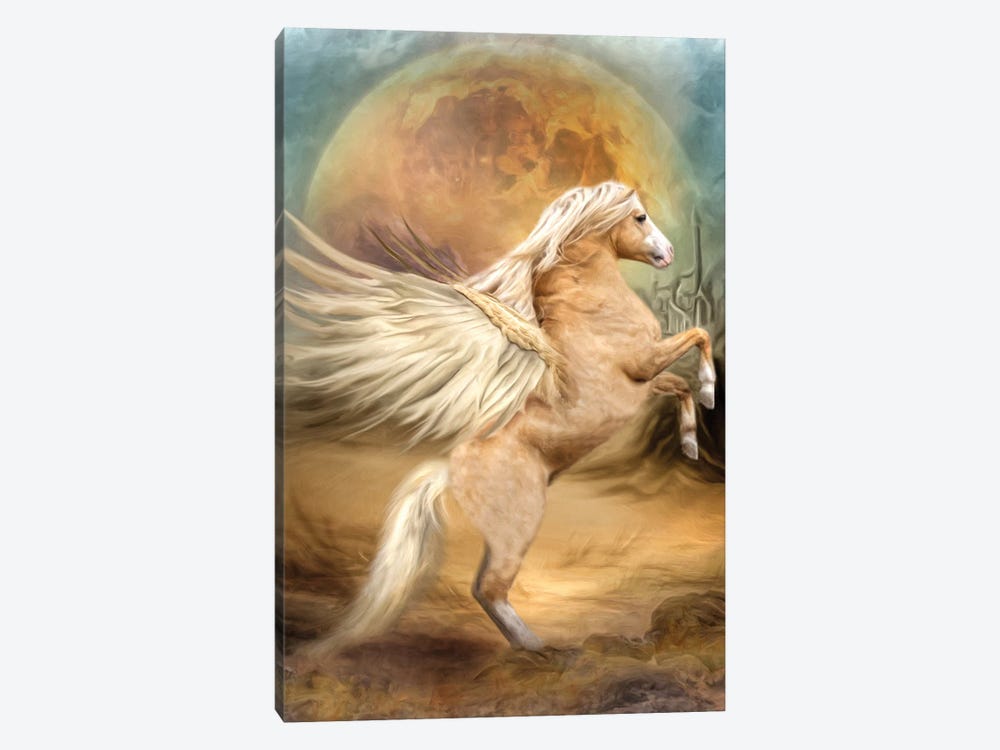 Palomino Pegasus by Trudi Simmonds 1-piece Canvas Artwork