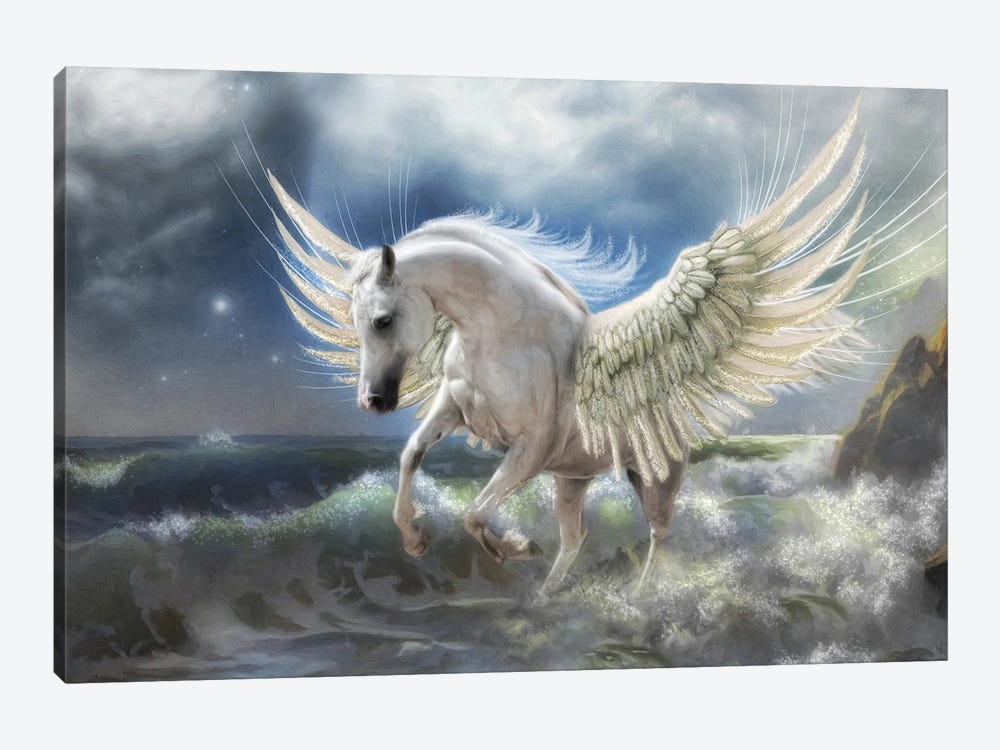 Pegasus Rising by Trudi Simmonds 1-piece Canvas Print