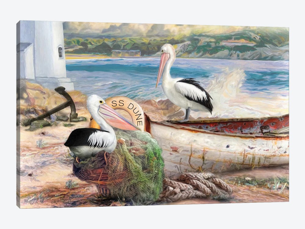 Pelican Cove by Trudi Simmonds 1-piece Canvas Art