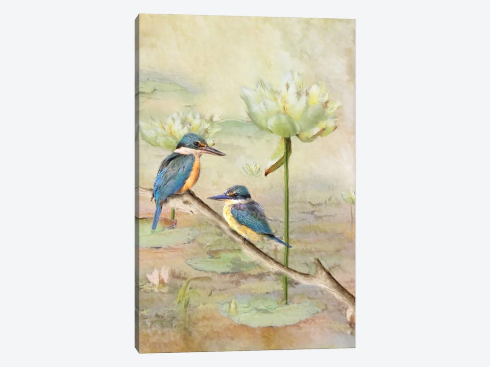 Sacred Kingfisher by Trudi Simmonds 1-piece Art Print