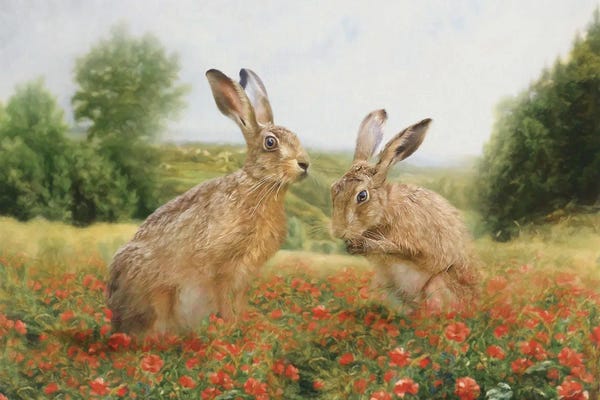 Rabbits: Spring Hare by Trudi Simmonds