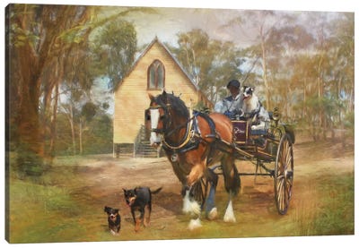 Sundaydriver Canvas Art Print - Carriage & Wagon Art