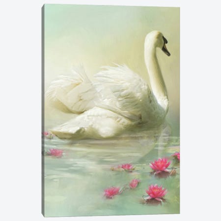 Swan Song Canvas Print #TRO88} by Trudi Simmonds Canvas Art