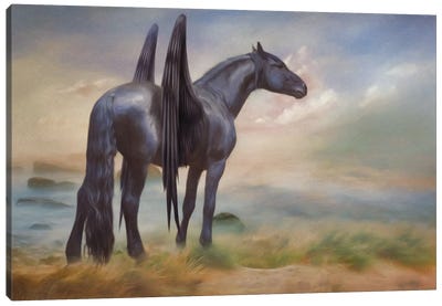 The Guardian Canvas Art Print - Unicorn Art