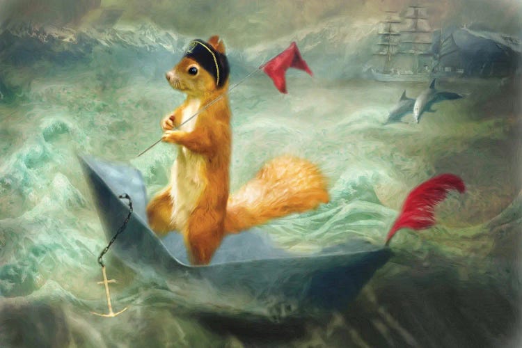 The Landing Party by Trudi Simmonds wall art