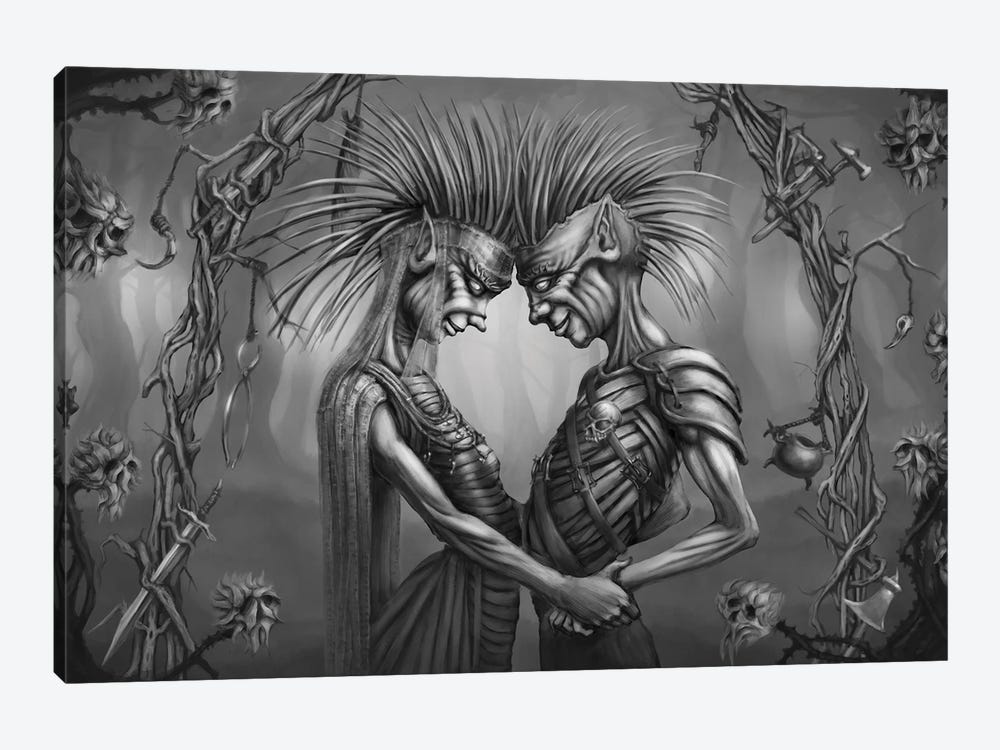 Goblin Wedding by Tero Porthan 1-piece Canvas Artwork