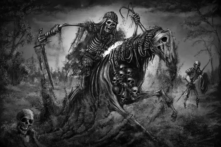 Army Of The Dead by Tero Porthan wall art