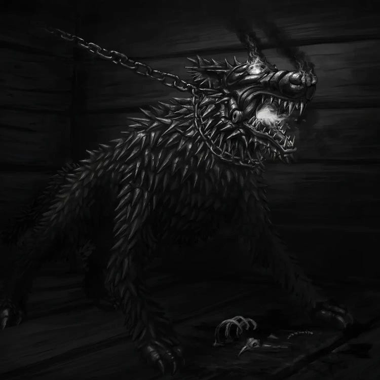 Iron-Haired Dog by Tero Porthan wall art