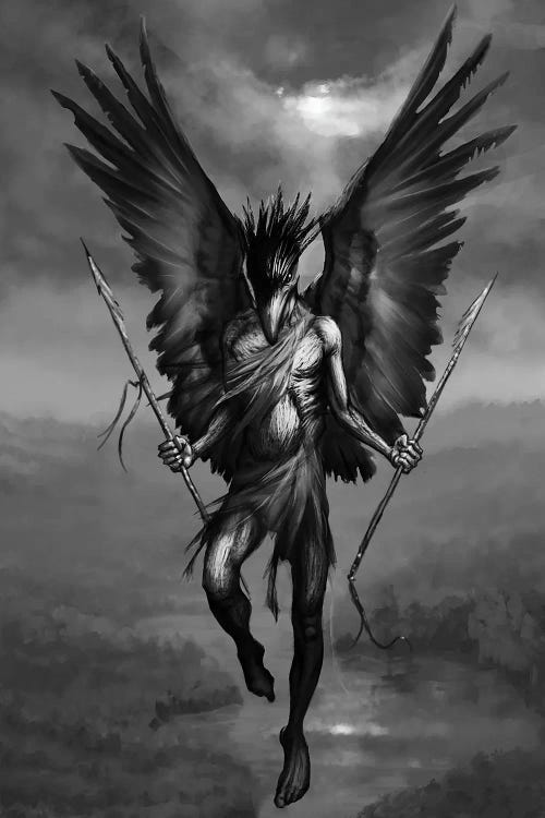 Lempo, Mischievous Spirit by Tero Porthan wall art