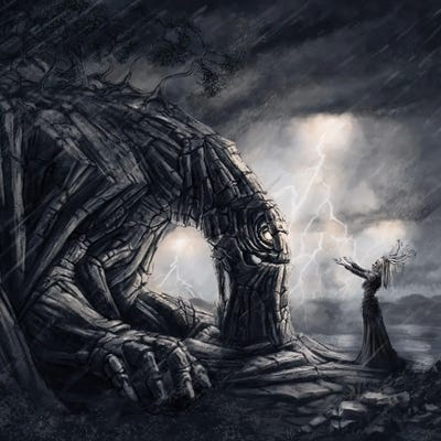 Mountain Guardian by Tero Porthan canvas print