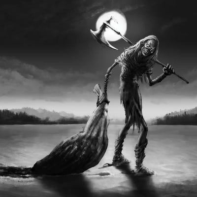 Surma, Death by Tero Porthan canvas print