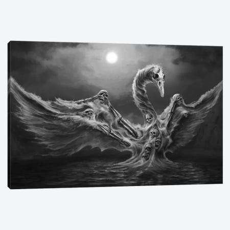 Swan Of Tuonela Canvas Print #TRP44} by Tero Porthan Canvas Wall Art