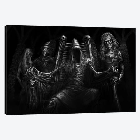 Tuonela Family On Throne Canvas Print #TRP46} by Tero Porthan Canvas Art