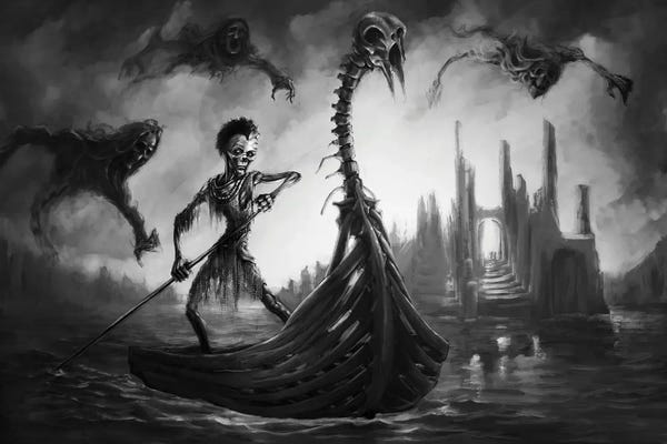 Ghosts: Tuonela Ferry With Ghosts by Tero Porthan