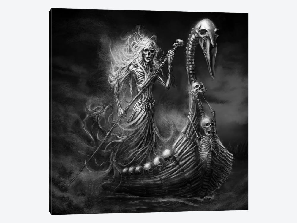 Daughter Of Death by Tero Porthan 1-piece Canvas Print