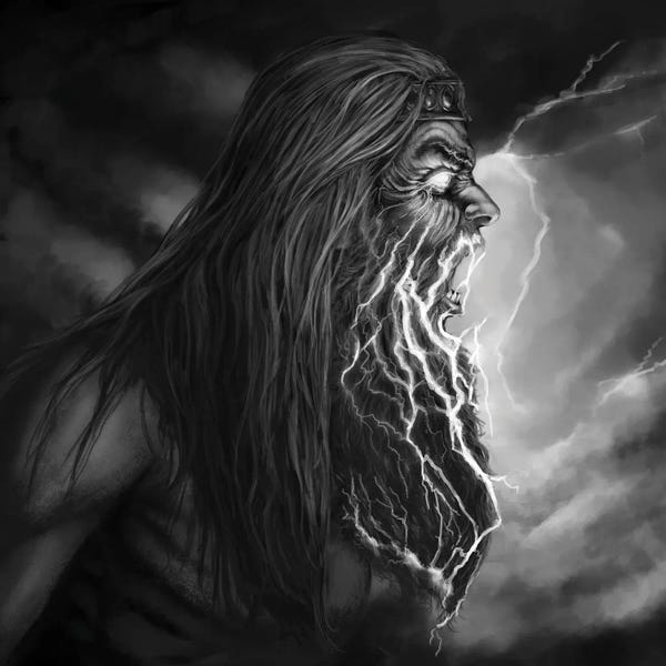 Tero Porthan: Ukko Thunder God by Tero Porthan