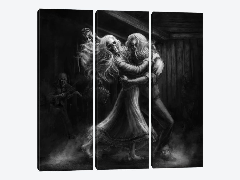 The Dancing Dead by Tero Porthan 3-piece Art Print