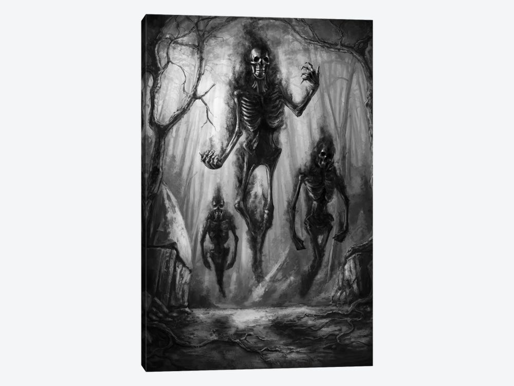 The Restless Dead by Tero Porthan 1-piece Canvas Wall Art