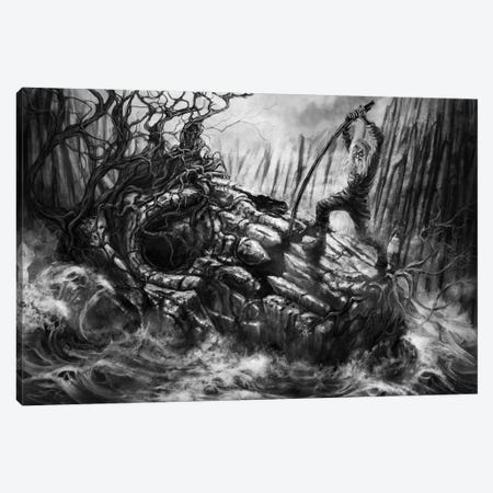 Dead Shaman Antero Vipunen Canvas Print #TRP65} by Tero Porthan Canvas Artwork
