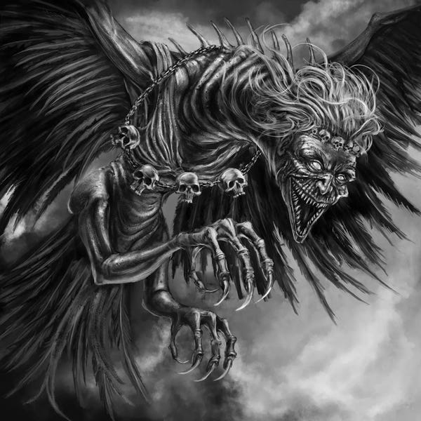 Skulls: Louhi From Kalevala As Eagle by Tero Porthan