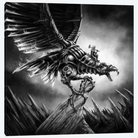 Finnish Mythological Iron Eagle, Kokko Canvas Print #TRP83} by Tero Porthan Canvas Art Print