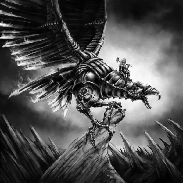 Tero Porthan: Finnish Mythological Iron Eagle, Kokko by Tero Porthan