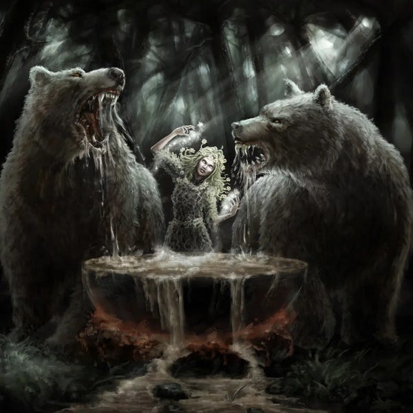 Tero Porthan: Osmotar, Finnish Goddess Of Beer by Tero Porthan