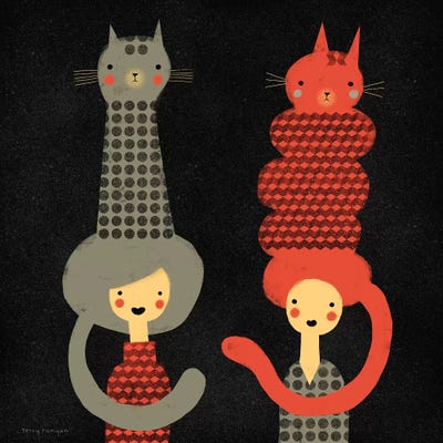 Cat Dos by Terry Runyan art print