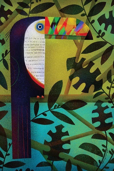 Mid-Century Modern Animals: Conspicuous Beak by Terry Runyan