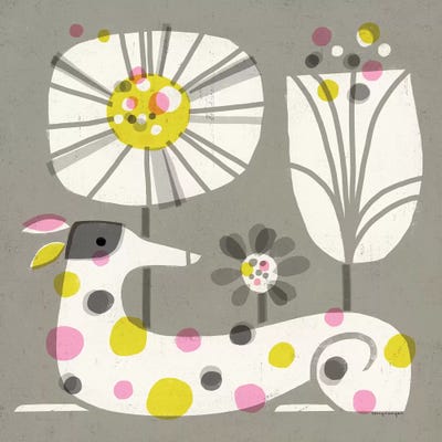 Dog Dots by Terry Runyan multi panel art