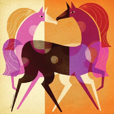 Equestrian Dream Art Print by Terry Runyan | iCanvas