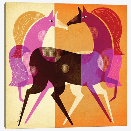 Equestrian Dream Canvas Print #TRU32} by Terry Runyan Canvas Art Print