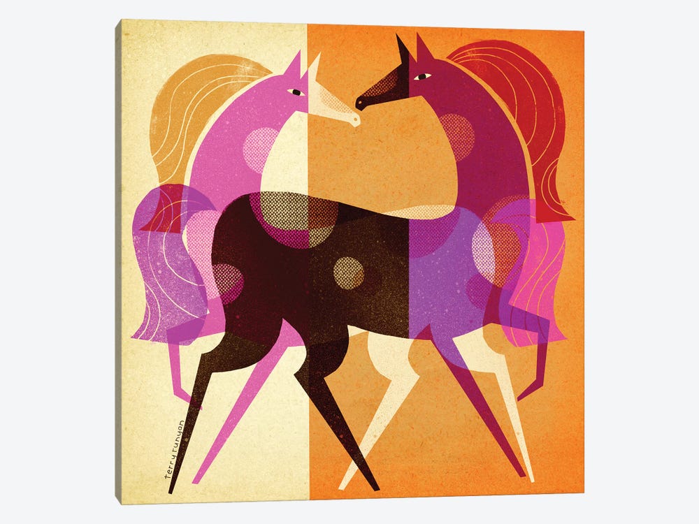 Equestrian Dream by Terry Runyan 1-piece Canvas Art