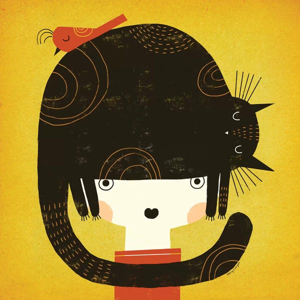 Black Cats: Nappy Hat by Terry Runyan