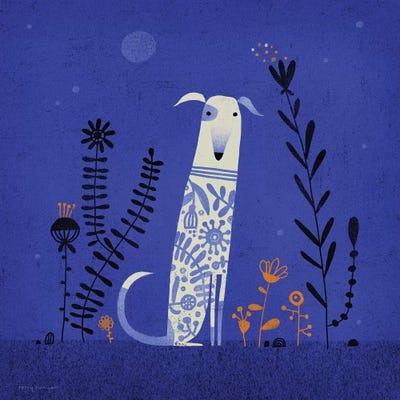 Night Hound by Terry Runyan multi panel art