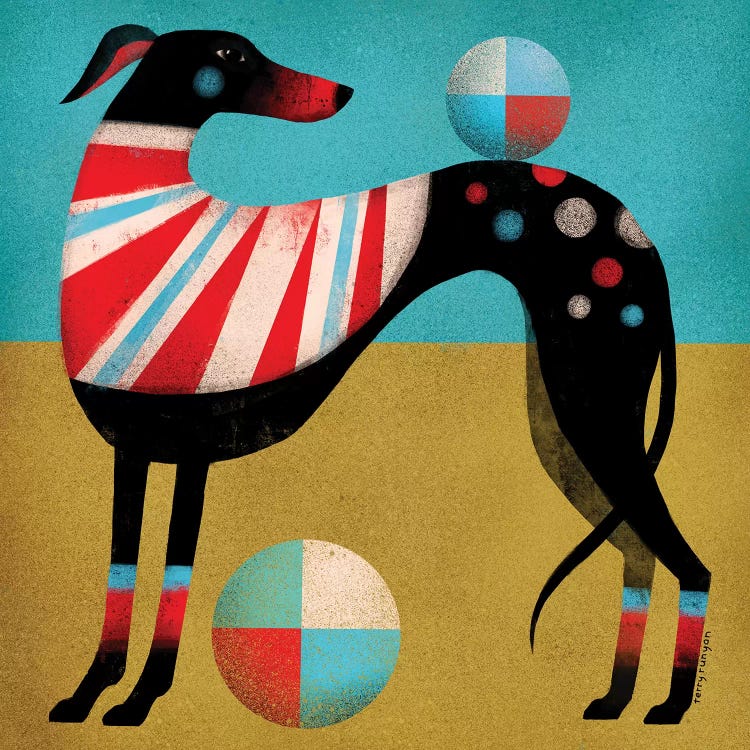 Race Dog by Terry Runyan wall art