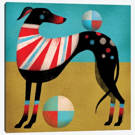 Race Dog Canvas Print #TRU60} by Terry Runyan Canvas Artwork