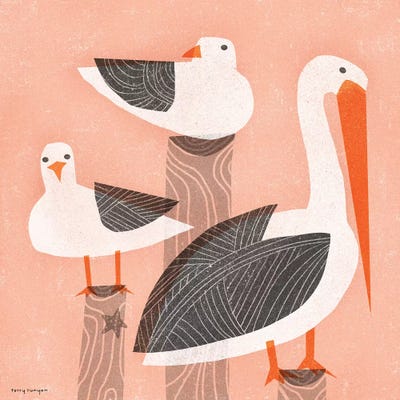 Seaside Perch by Terry Runyan art print