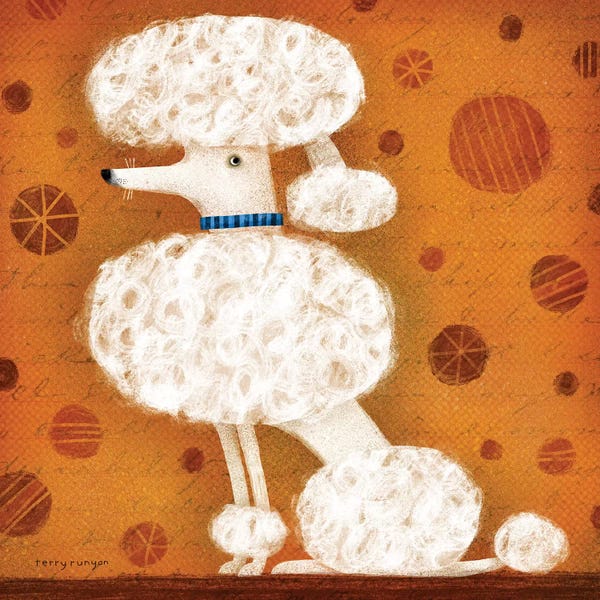 Poodles: Standard White by Terry Runyan