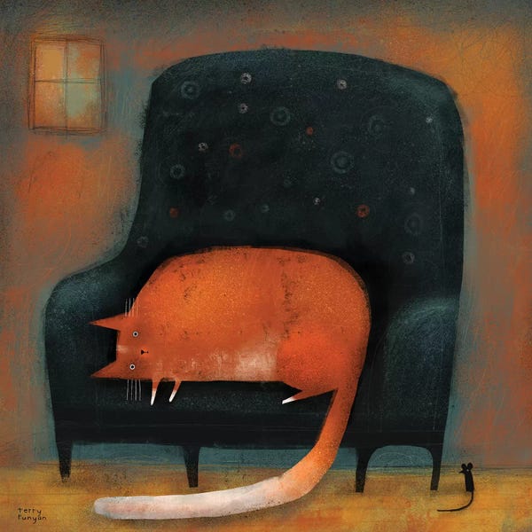 Orange Cats: Tiny Mouse by Terry Runyan