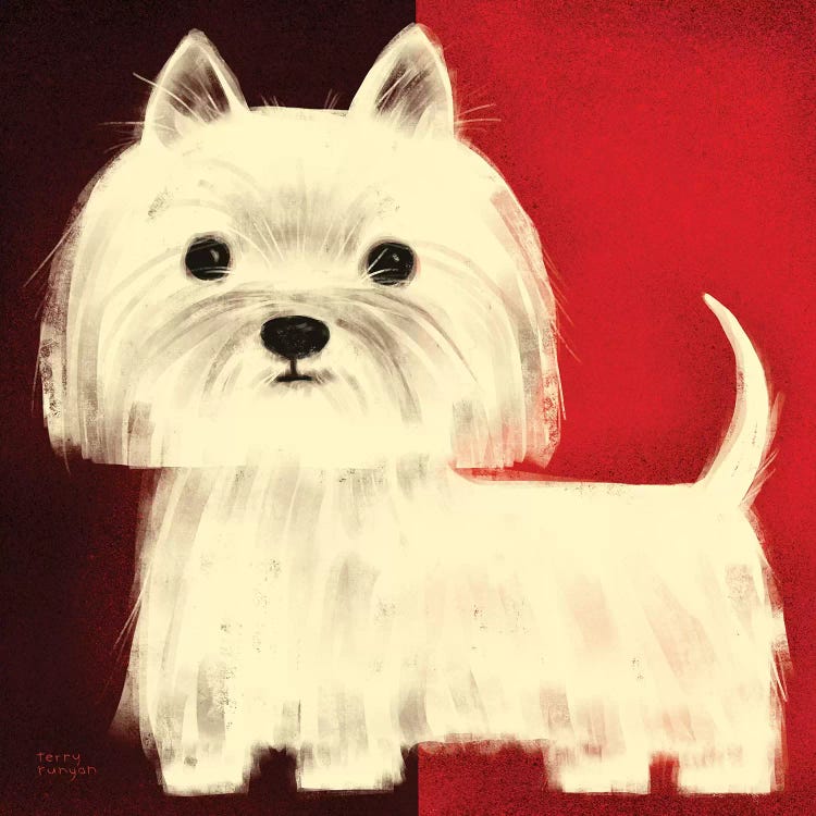 West Highland White Terrier by Terry Runyan wall art