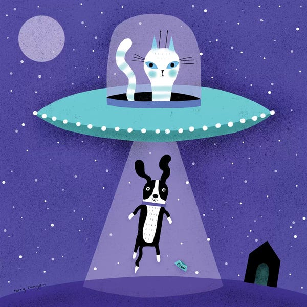 Kids Astronomy & Space Art: Doggone by Terry Runyan
