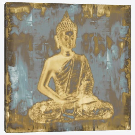 Meditating Buddha Canvas Print #TRY1} by Tom Bray Canvas Art Print