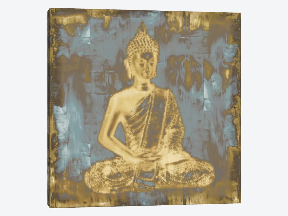 Meditating Buddha by Tom Bray 1-piece Art Print