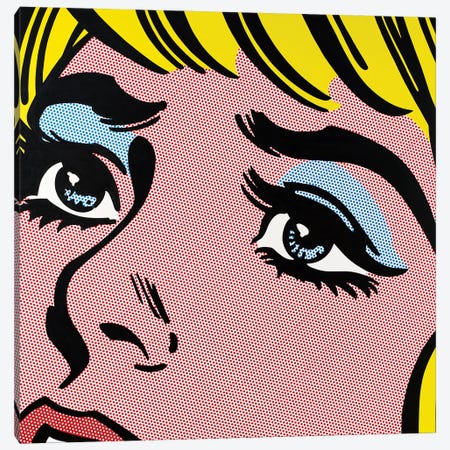 Sad Eyes Canvas Print #TSA16} by Toni Sanchez Canvas Print